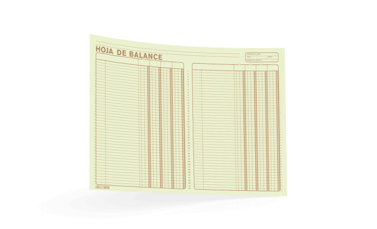 Hoja De Balance Printaform