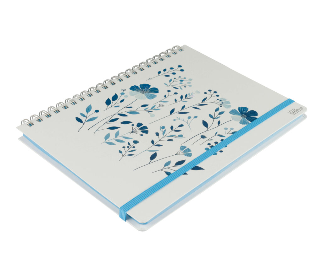 02_Libreta Floral Azul Profesional_02