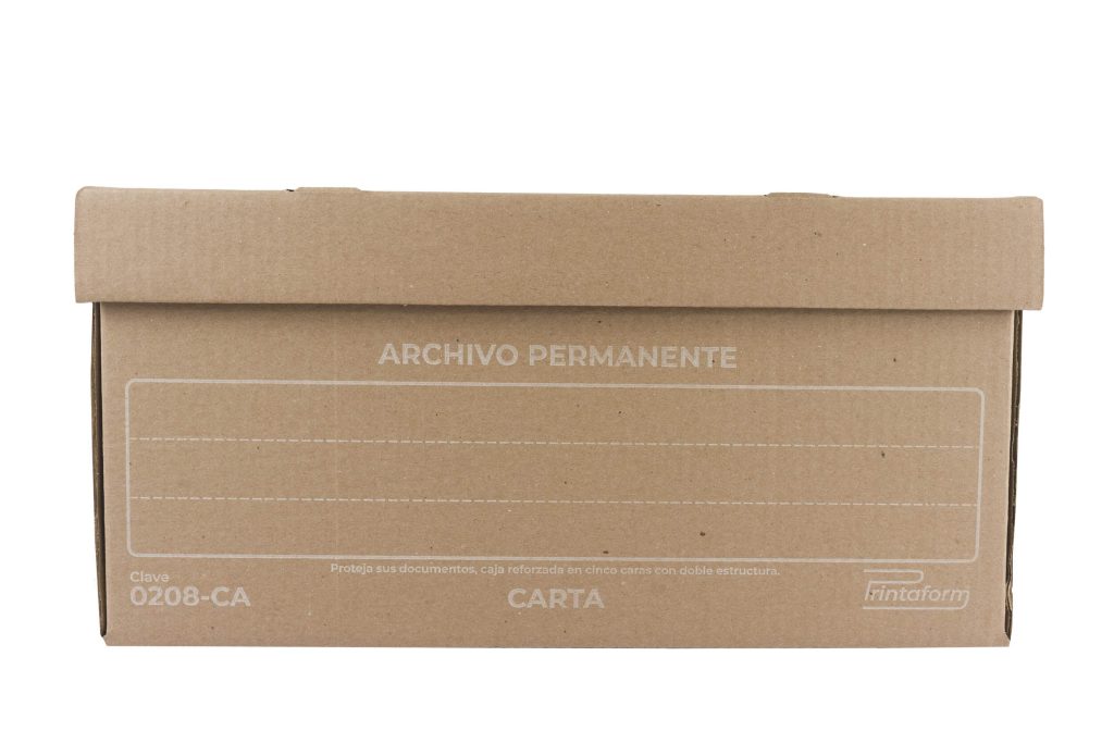 0208-CA Nueva versión Caja de cartón para archivo tamaño carta_01