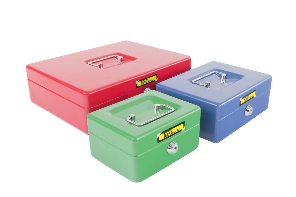 Cajas para dinero varios tamaños grupo