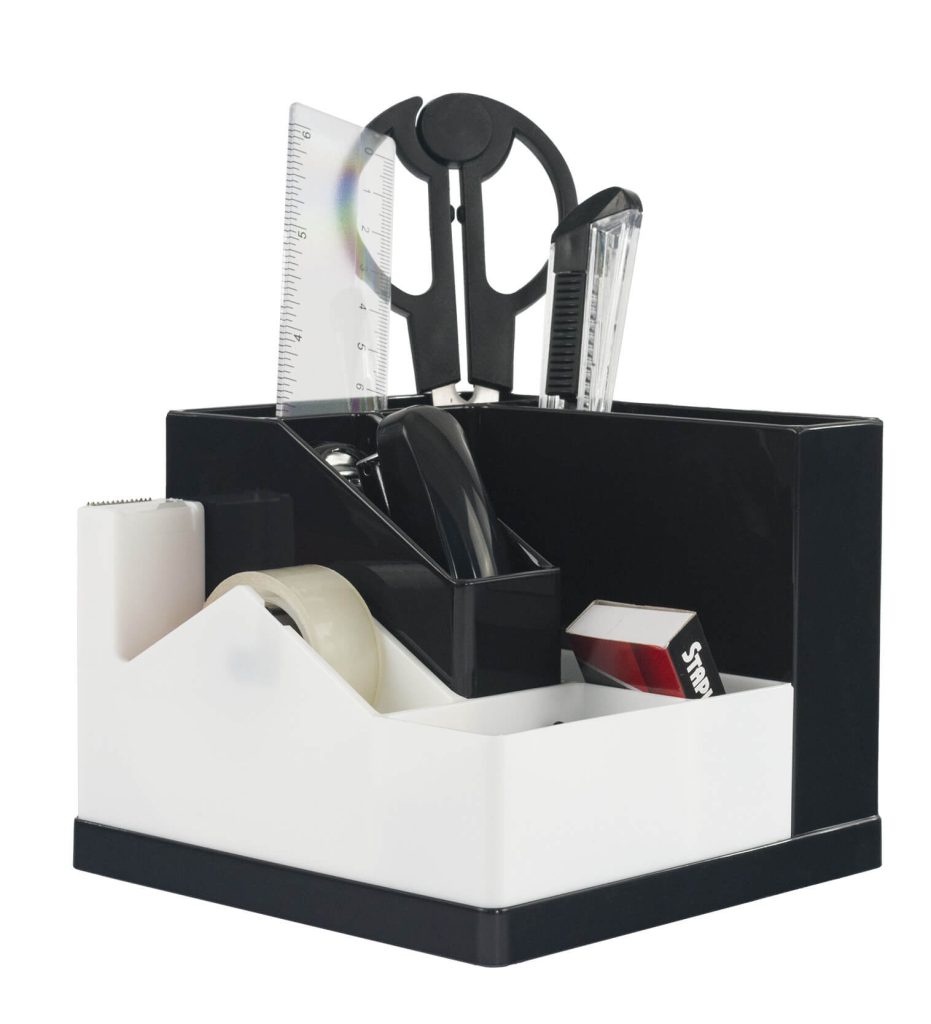 S-118-01 Organizador giratorio de escritorio blanco_01