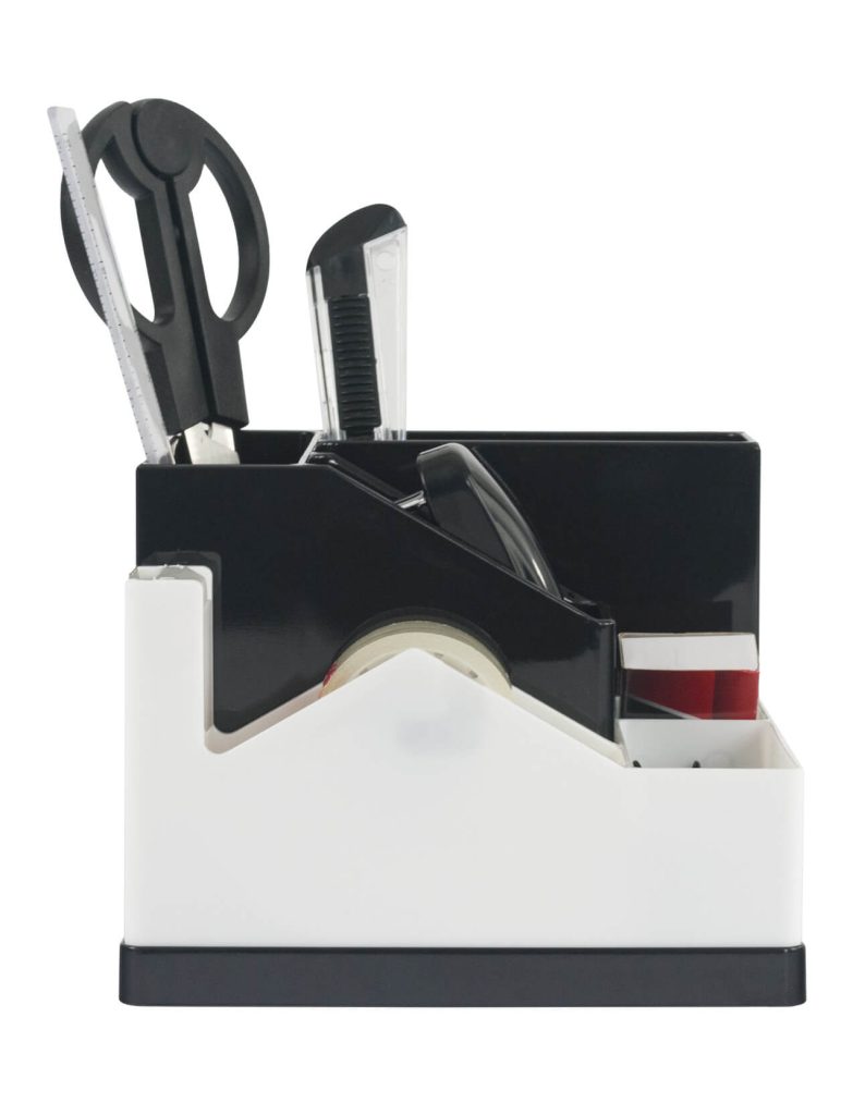 S-118-01 Organizador giratorio de escritorio blanco_03