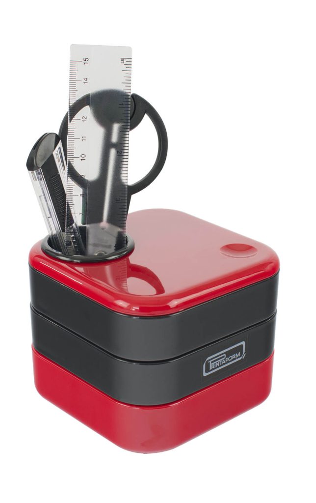 S-886-04 Organizador Giratorio de Escritorio Rojo_02