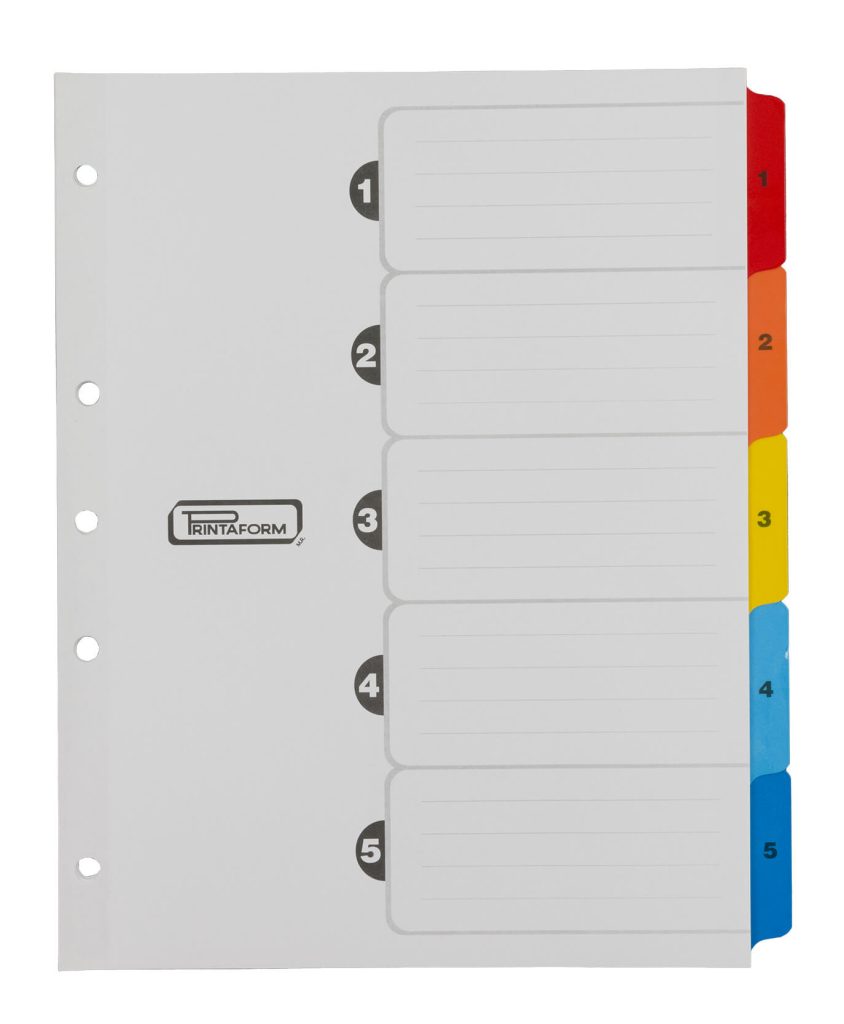 SPBL05 Separadores Premium – Con texto – 5 pestañas_01