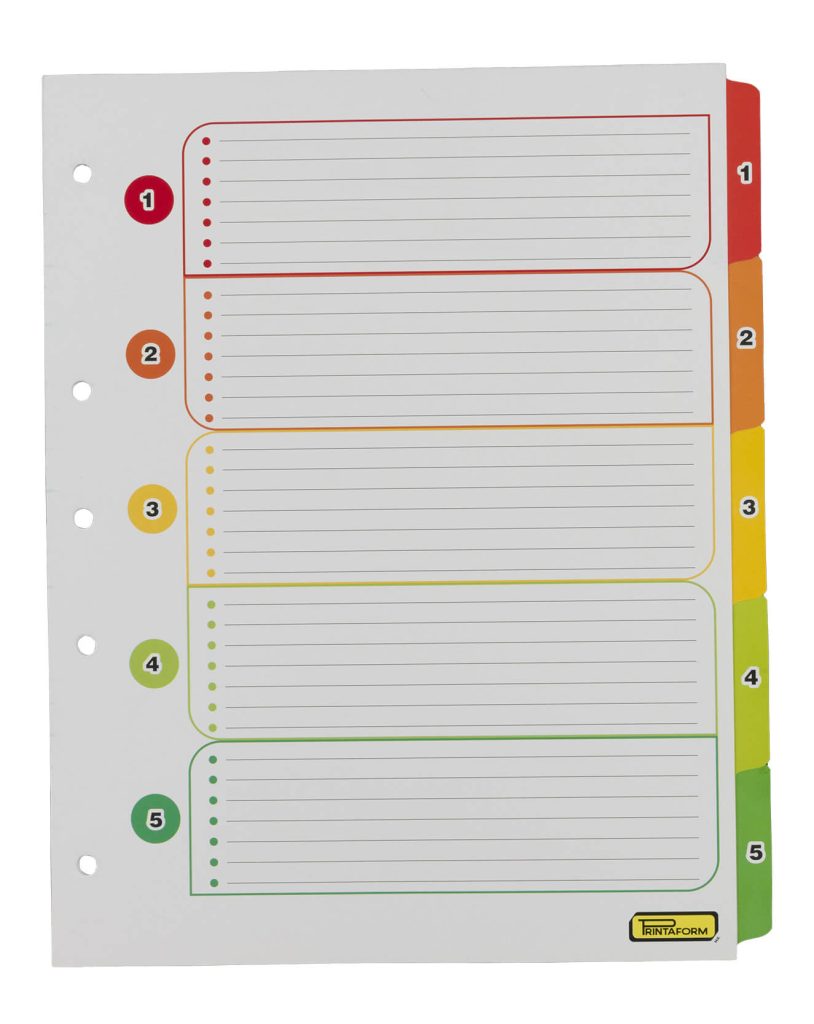 SPBL05E Separadores Económico – Con texto – 5 pestañas_01