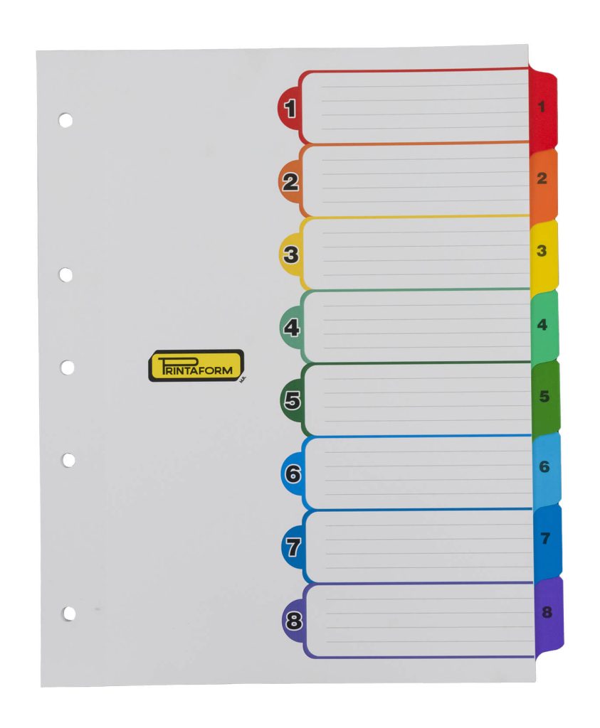 SPBL08 Separadores Premium – Con texto – 8 pestañas _01