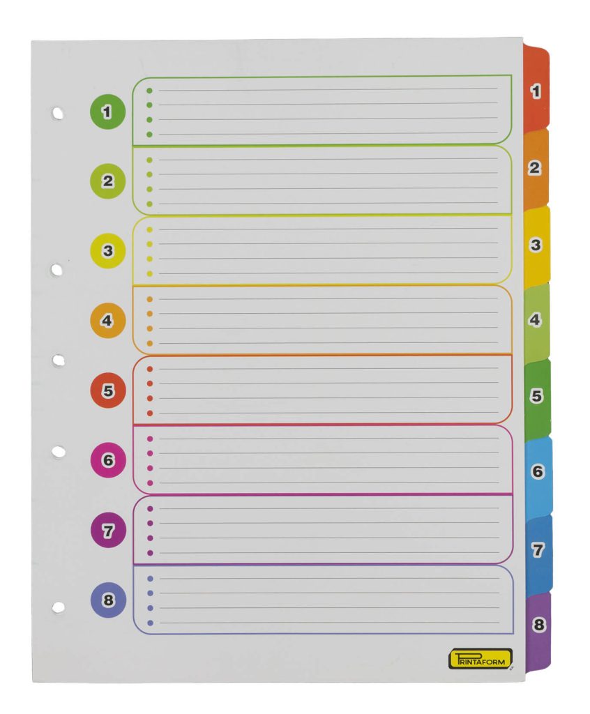 SPBL08E Separadores Económico – Con texto – 8 pestañas_01