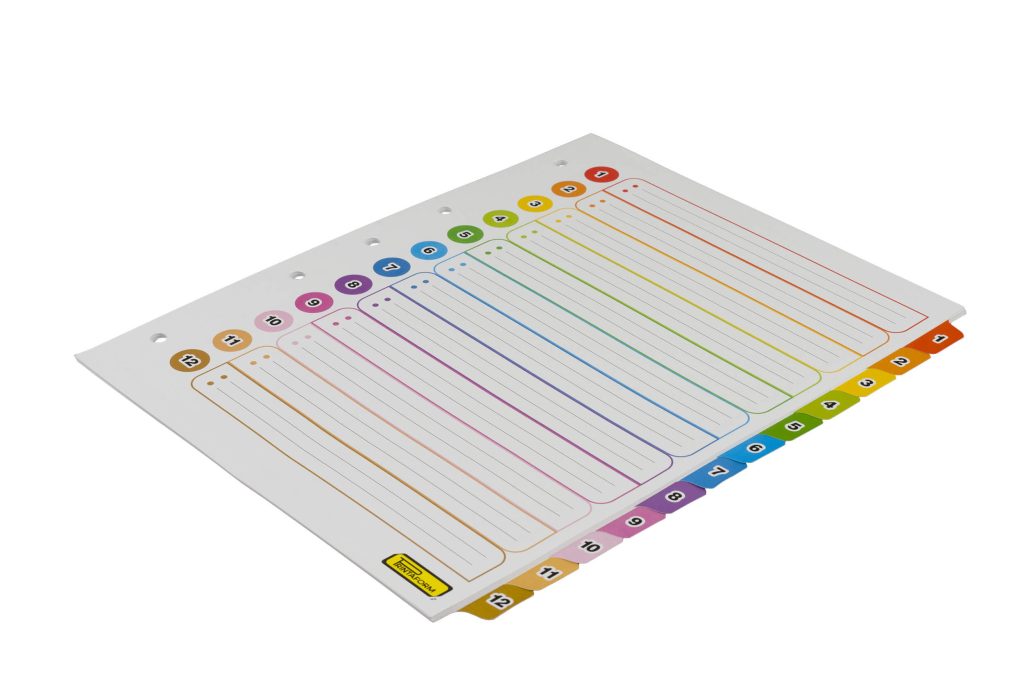 SPBL12E Separadores Económico – Con texto – 12 pestañas_02