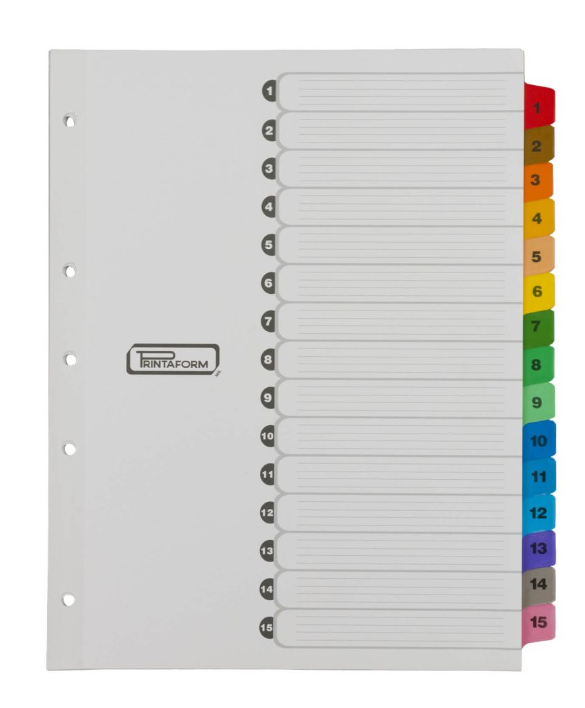 SPBL15 Separadores Premium – Con texto – 15 pestañas_01