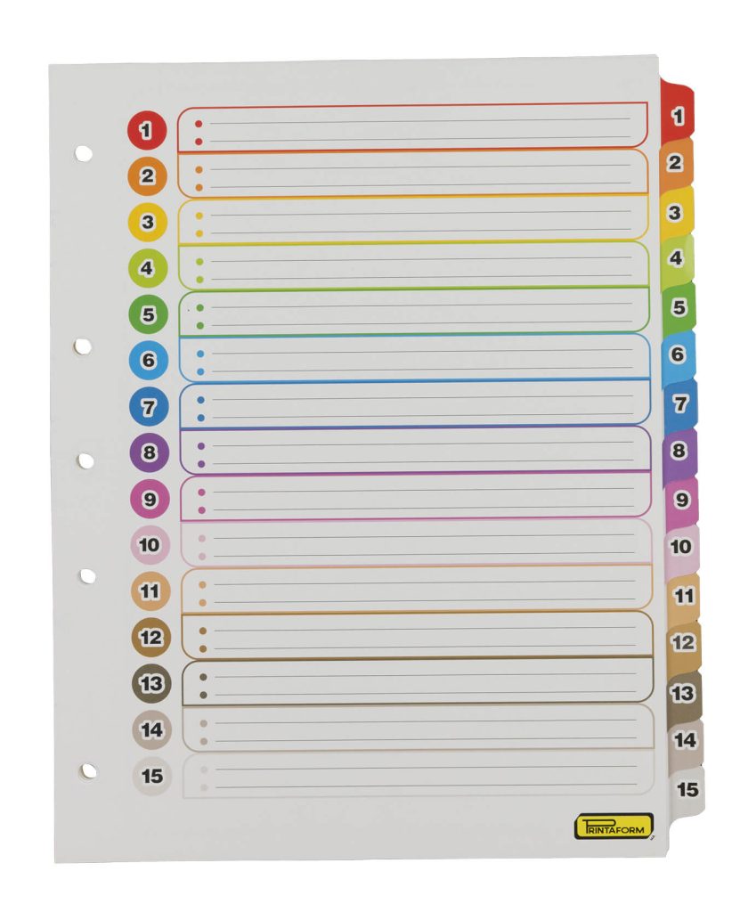 SPBL15E Separadores Económico – Con texto – 15 pestañas_01