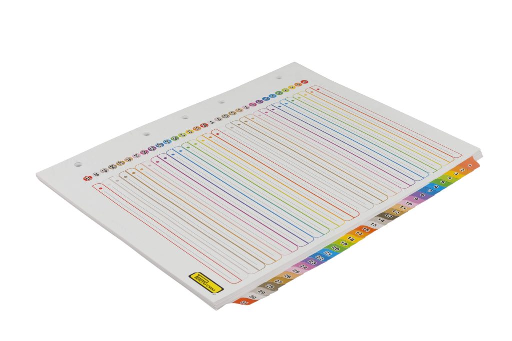 SPBL31E Separadores Económico – Con texto – 31 pestañas _02